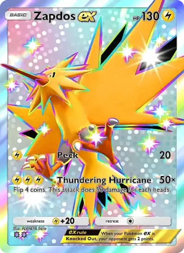 Zapdos ex Secret Rare rarity Eevee Grove Pokémon card price