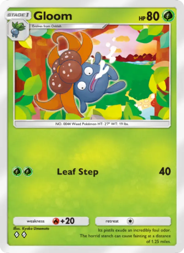 Gloom Rare rarity Wisdom of Sea and Sky Pokémon card price