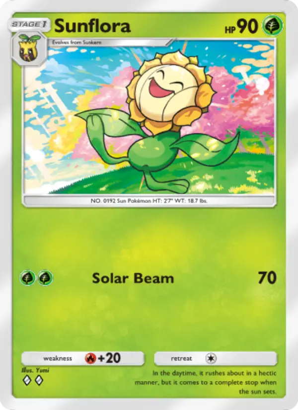 Sunflora Rare rarity Wisdom of Sea and Sky Pokémon card price