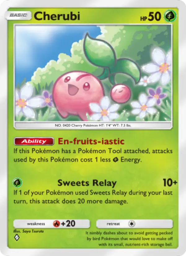 Cherubi Rare rarity Wisdom of Sea and Sky Pokémon card price