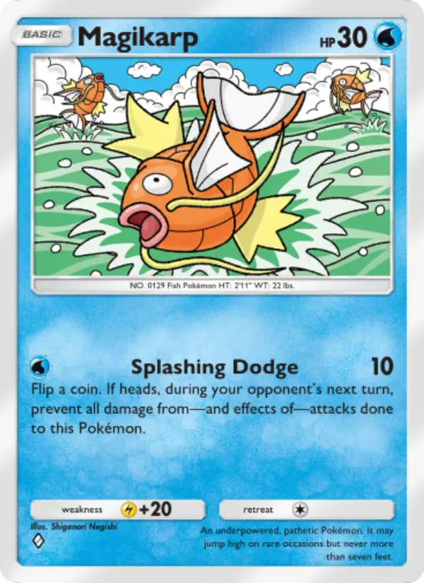 Magikarp Rare rarity Wisdom of Sea and Sky Pokémon card price