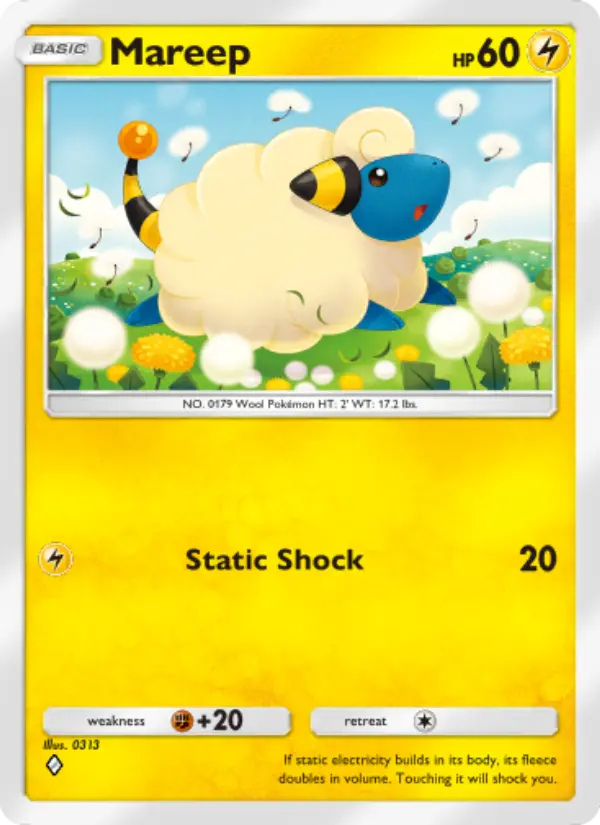 Mareep Rare rarity Wisdom of Sea and Sky Pokémon card price