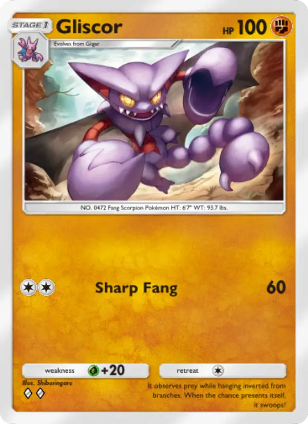 Gliscor Rare rarity Wisdom of Sea and Sky Pokémon card price