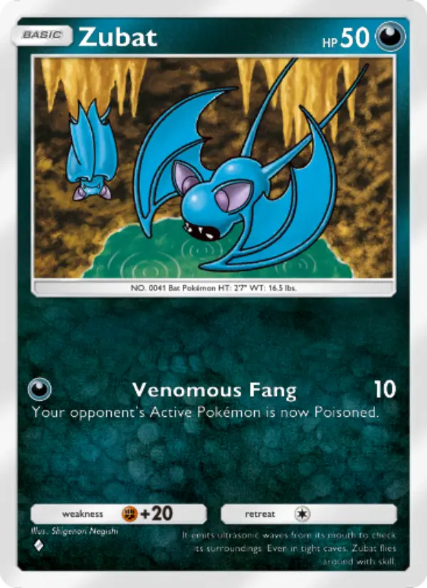 Zubat Rare rarity Wisdom of Sea and Sky Pokémon card price