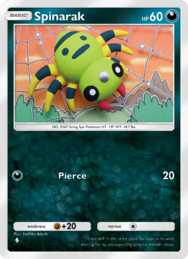 Spinarak Rare rarity Wisdom of Sea and Sky Pokémon card price
