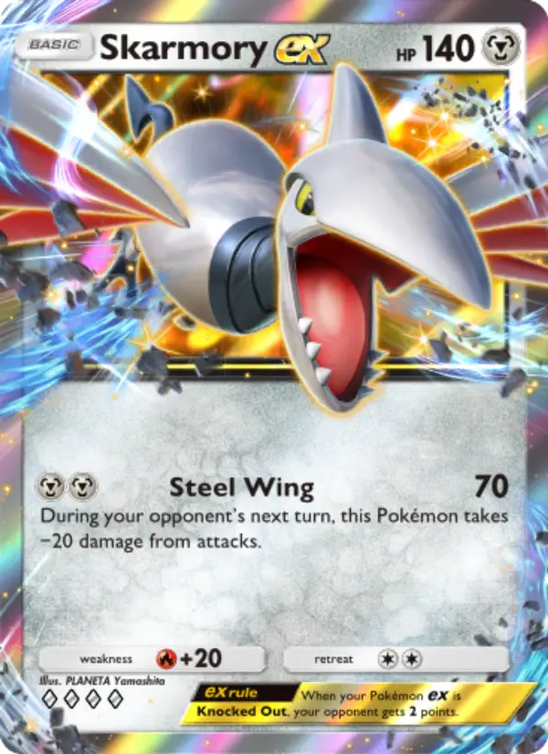 Skarmory ex Rare rarity Wisdom of Sea and Sky Pokémon card price