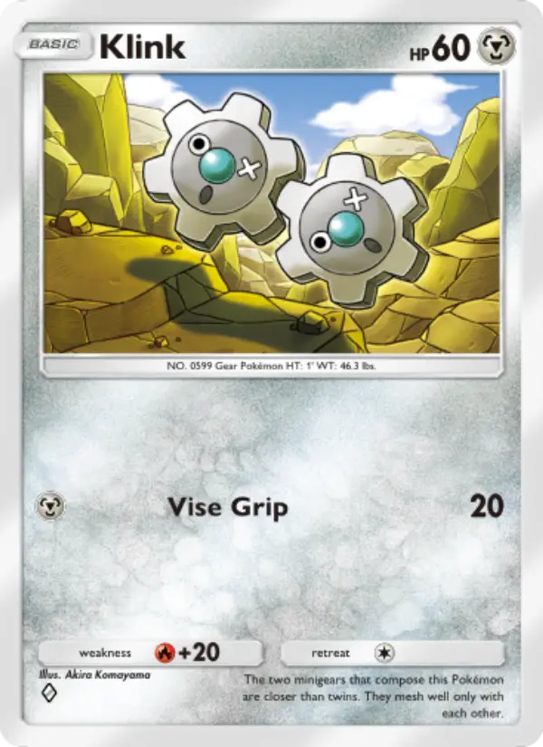 Klink Rare rarity Wisdom of Sea and Sky Pokémon card price