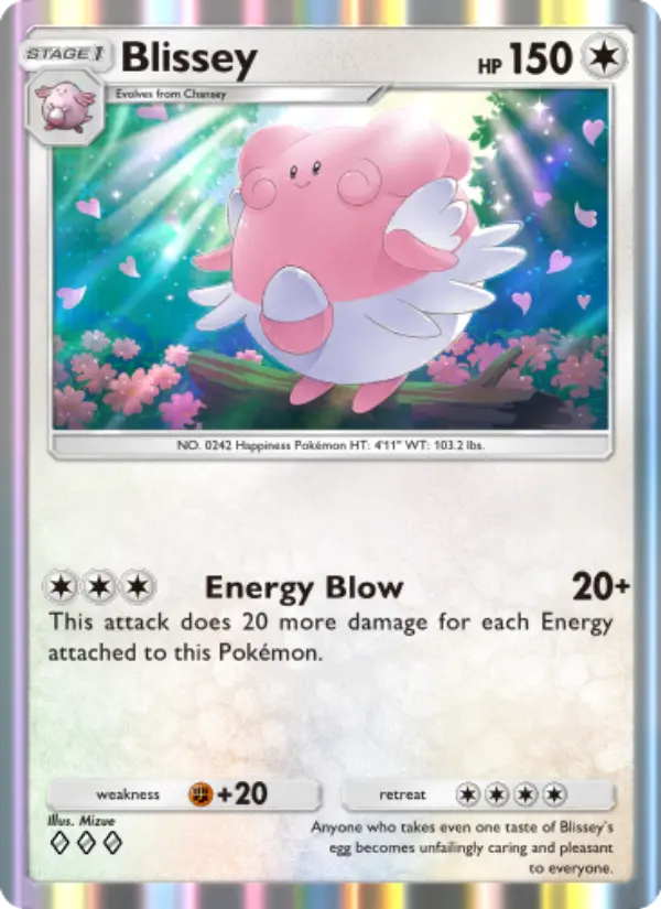 Blissey Rare rarity Wisdom of Sea and Sky Pokémon card price