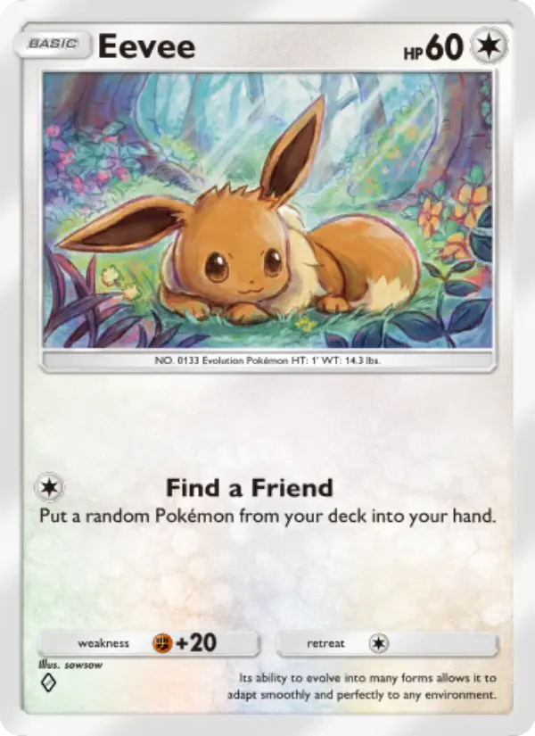 Eevee Rare rarity Wisdom of Sea and Sky Pokémon card price