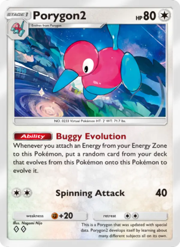 Porygon2 Rare rarity Wisdom of Sea and Sky Pokémon card price