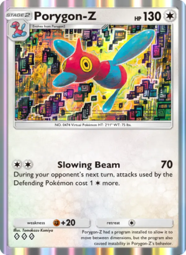 Porygon-Z Rare rarity Wisdom of Sea and Sky Pokémon card price