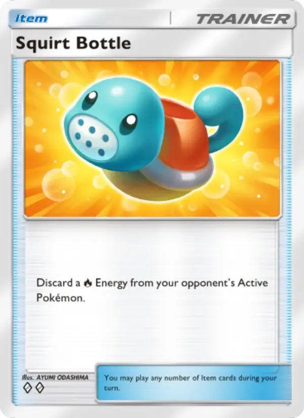 Squirt Bottle Rare rarity Wisdom of Sea and Sky Pokémon card price