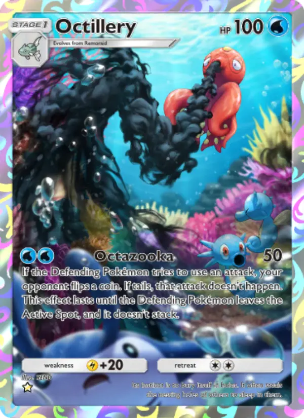 Octillery Secret Rare rarity Wisdom of Sea and Sky Pokémon card price