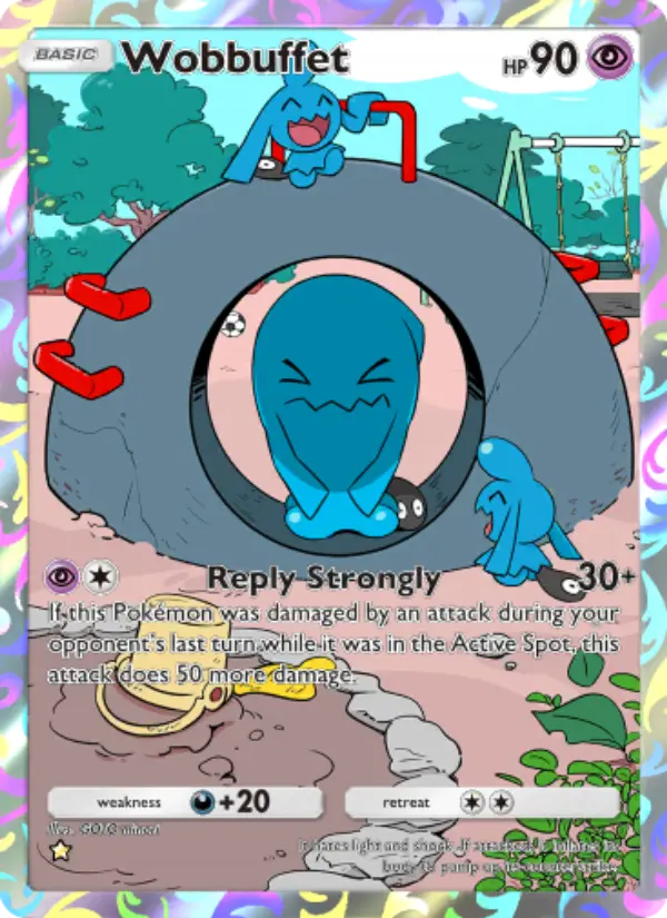 Wobbuffet Secret Rare rarity Wisdom of Sea and Sky Pokémon card price