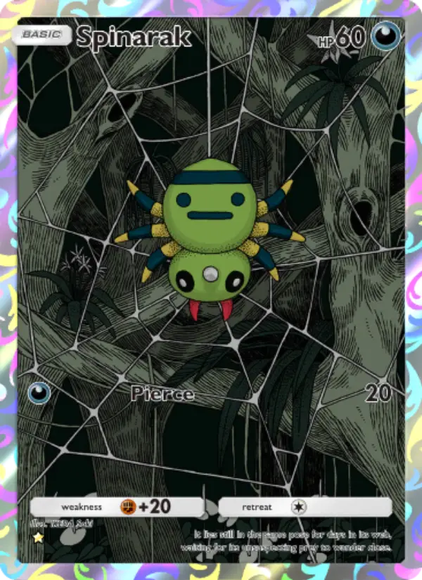 Spinarak Secret Rare rarity Wisdom of Sea and Sky Pokémon card price