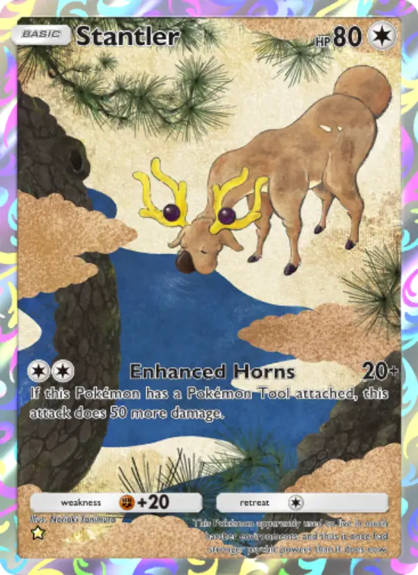 Stantler Secret Rare rarity Wisdom of Sea and Sky Pokémon card price
