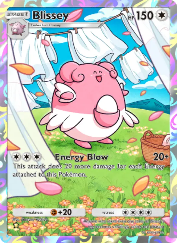 Blissey Secret Rare rarity Wisdom of Sea and Sky Pokémon card price