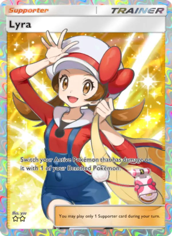 Lyra Secret Rare rarity Wisdom of Sea and Sky Pokémon card price