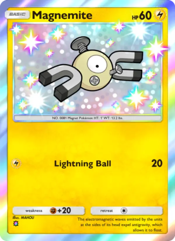 Magnemite Secret Rare rarity Wisdom of Sea and Sky Pokémon card price