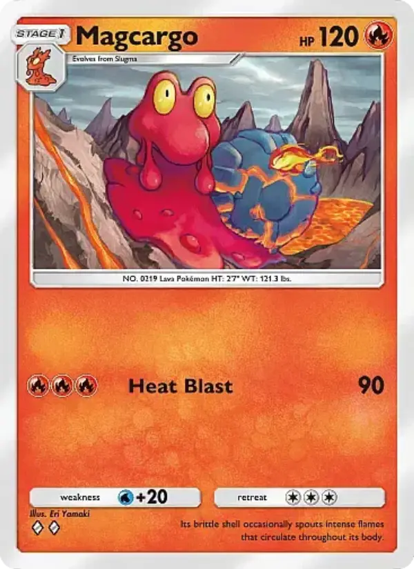Magcargo Rare rarity Secluded Springs Pokémon card price