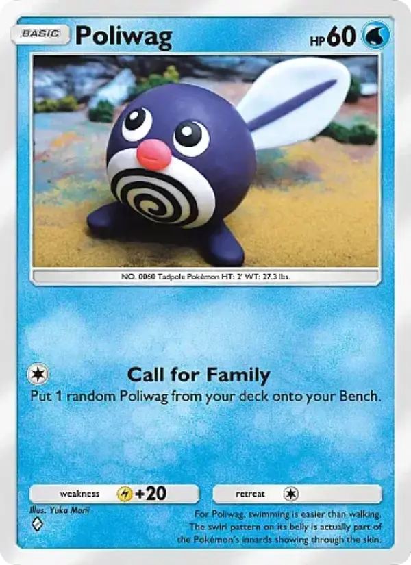 Poliwag Rare rarity Secluded Springs Pokémon card price