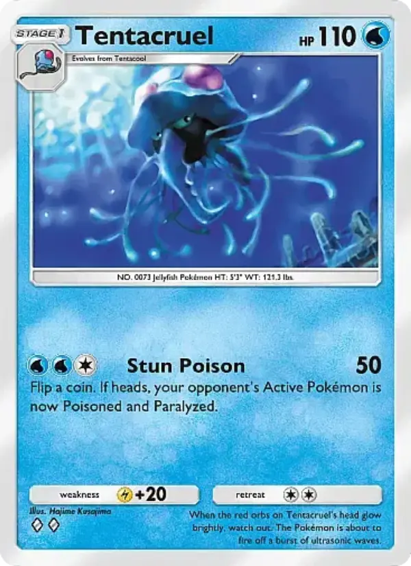 Tentacruel Rare rarity Secluded Springs Pokémon card price