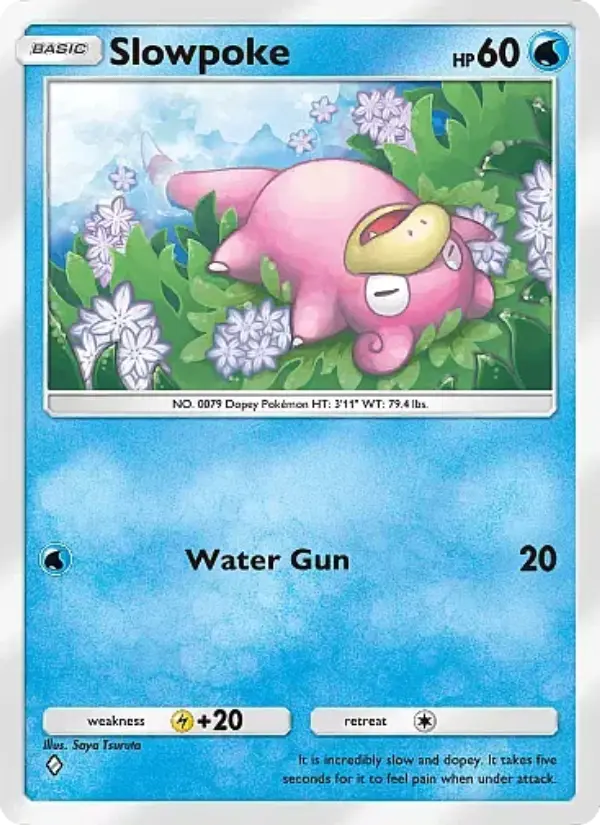 Slowpoke Rare rarity Secluded Springs Pokémon card price