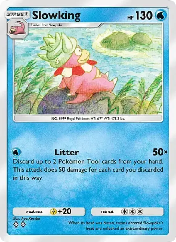 Slowking Rare rarity Secluded Springs Pokémon card price