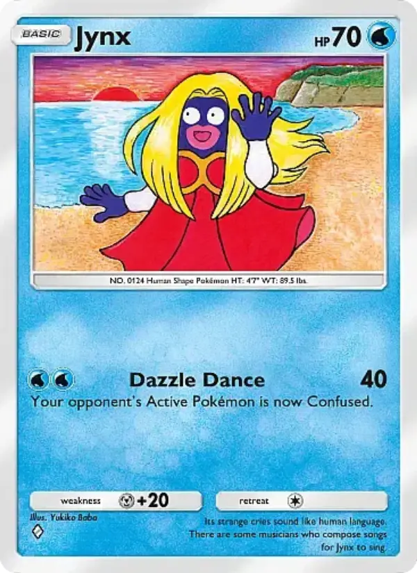 Jynx Rare rarity Secluded Springs Pokémon card price