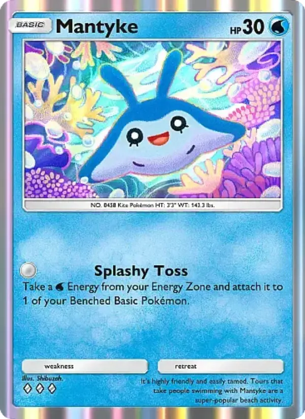Mantyke Rare rarity Secluded Springs Pokémon card price