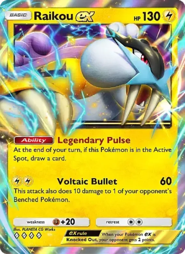 Raikou ex Rare rarity Secluded Springs Pokémon card price