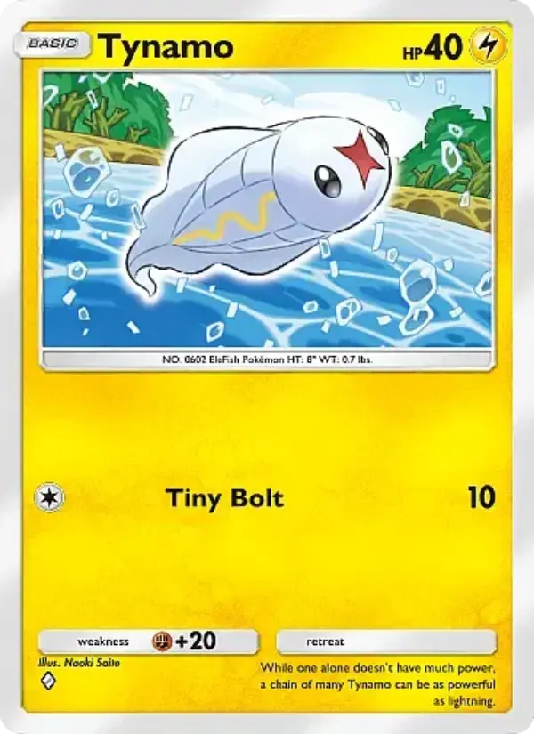 Tynamo Rare rarity Secluded Springs Pokémon card price