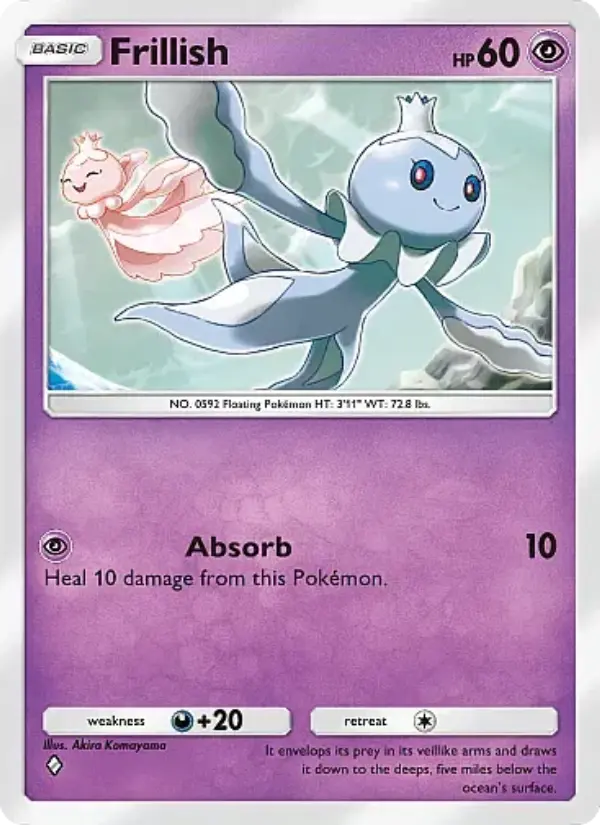 Frillish Rare rarity Secluded Springs Pokémon card price