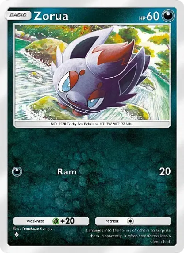 Zorua Rare rarity Secluded Springs Pokémon card price