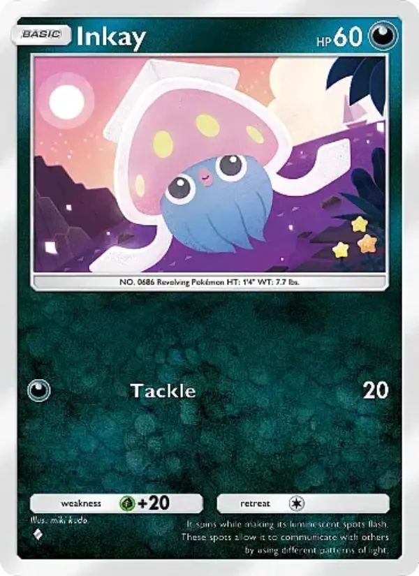 Inkay Rare rarity Secluded Springs Pokémon card price