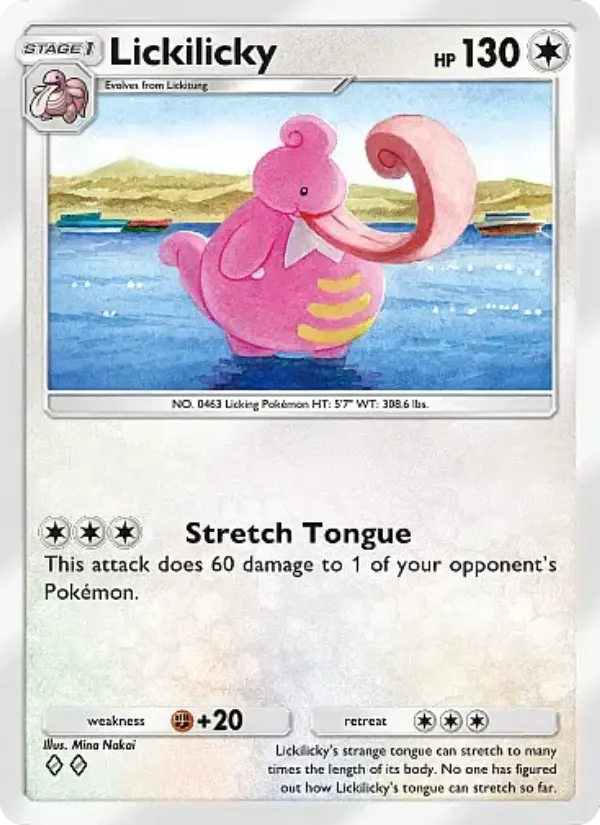 Lickilicky Rare rarity Secluded Springs Pokémon card price