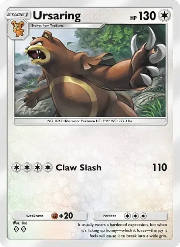 Ursaring Rare rarity Secluded Springs Pokémon card price