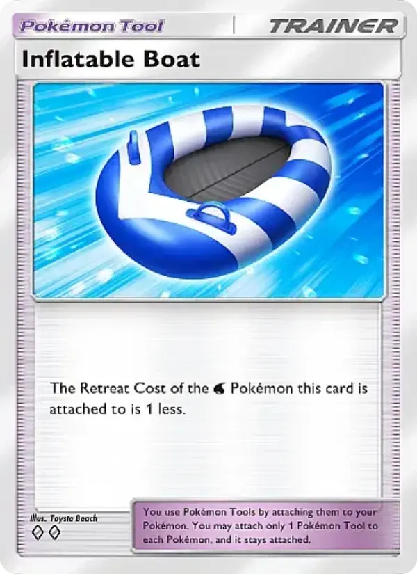 Inflatable Boat Rare rarity Secluded Springs Pokémon card price