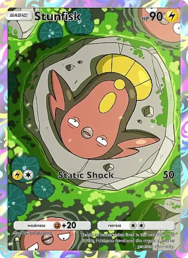 Stunfisk Secret Rare rarity Secluded Springs Pokémon card price