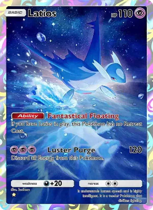 Latios Secret Rare rarity Secluded Springs Pokémon card price