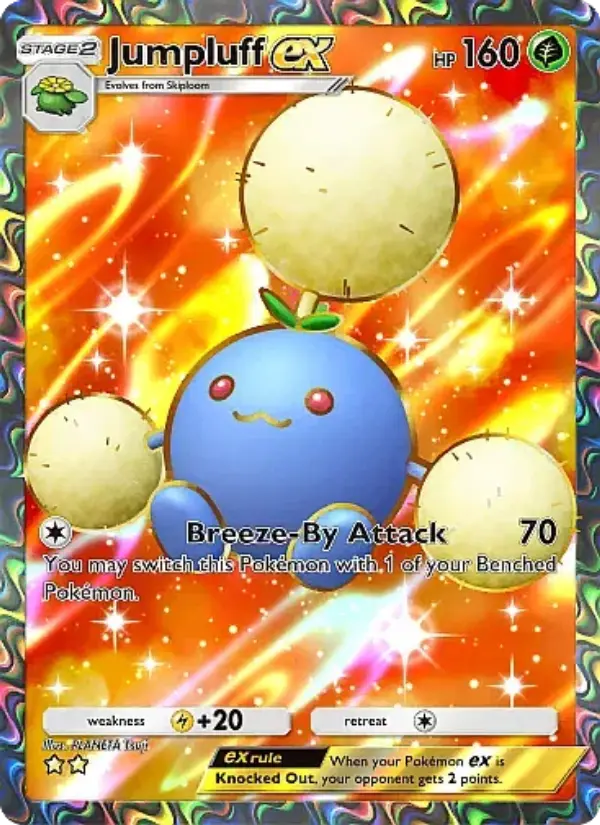 Jumpluff ex Secret Rare rarity Secluded Springs Pokémon card price