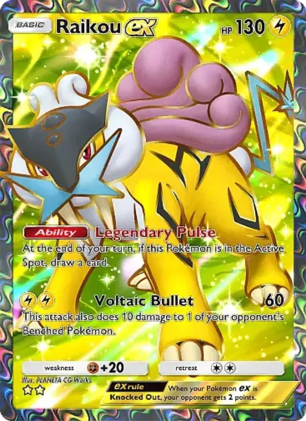 Raikou ex Secret Rare rarity Secluded Springs Pokémon card price