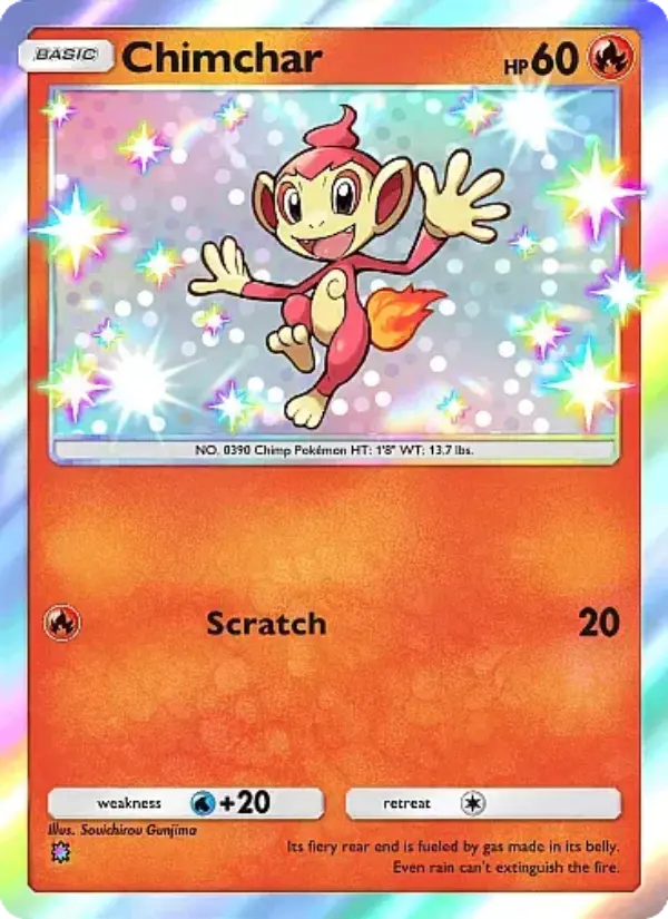 Chimchar Secret Rare rarity Secluded Springs Pokémon card price