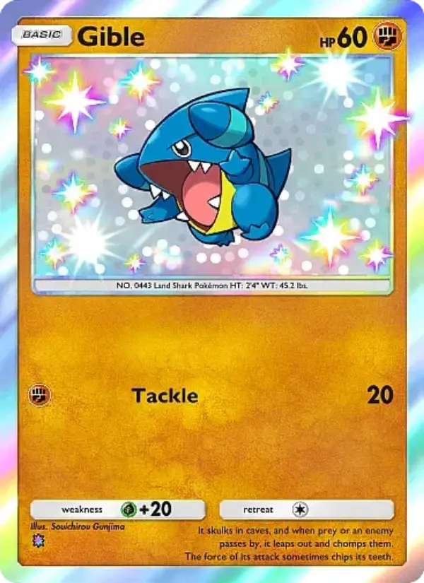 Gible Secret Rare rarity Secluded Springs Pokémon card price