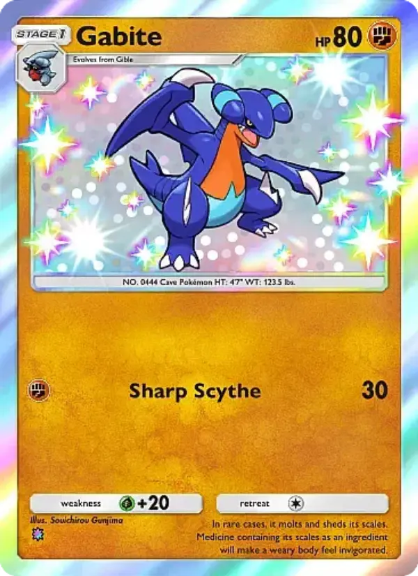 Gabite Secret Rare rarity Secluded Springs Pokémon card price