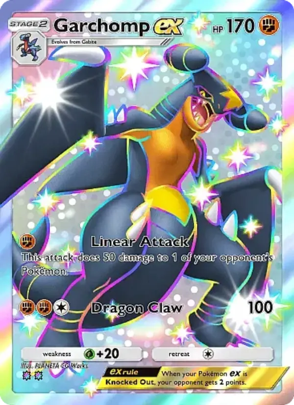 Garchomp ex Secret Rare rarity Secluded Springs Pokémon card price