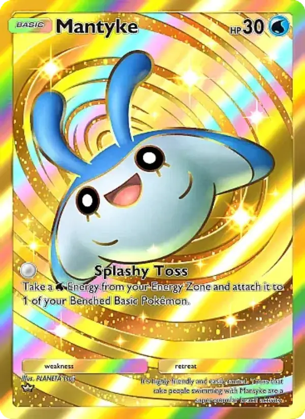 Mantyke Secret Rare rarity Secluded Springs Pokémon card price