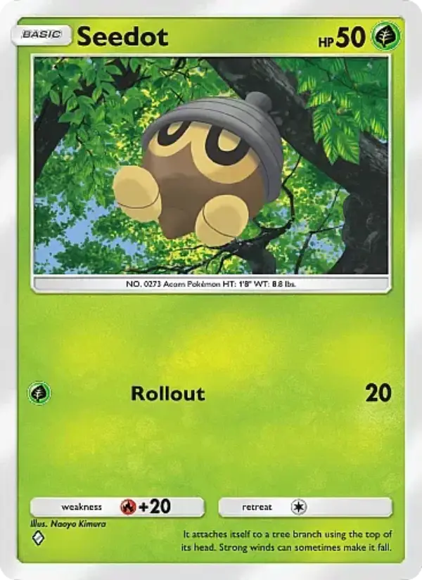 Seedot Rare rarity Mega Rising Pokémon card price