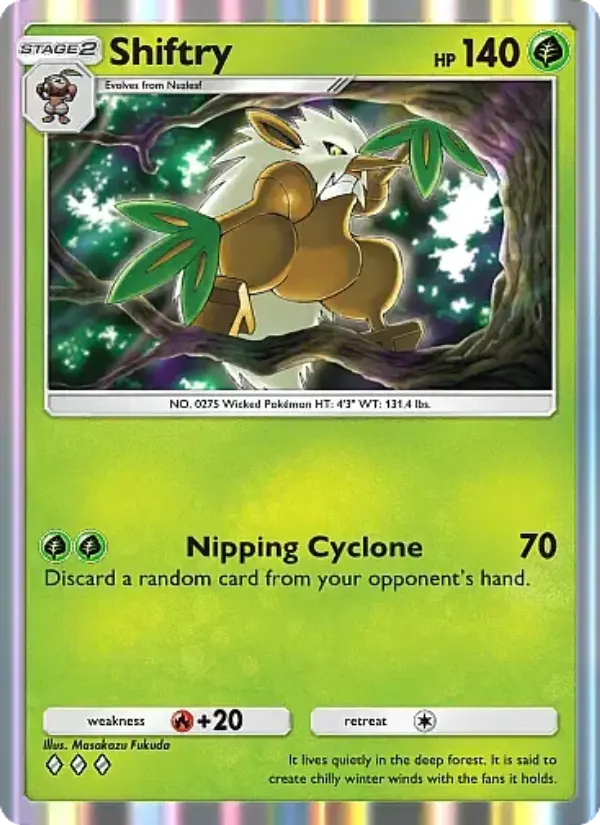 Shiftry Rare rarity Mega Rising Pokémon card price