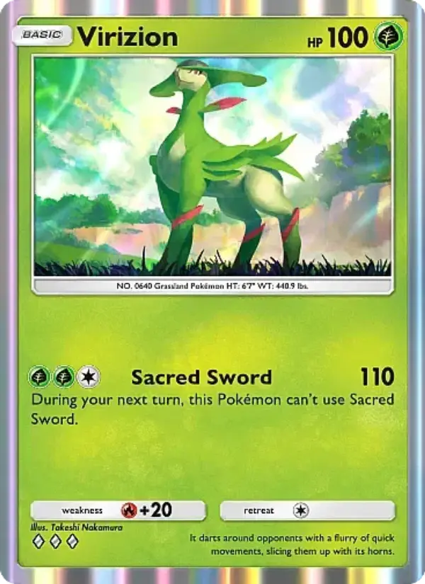Virizion Rare rarity Mega Rising Pokémon card price